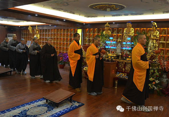 【寺院动态】千佛山兴国禅寺下院月牙寺尼师僧团拜访方丈弘庵大和尚